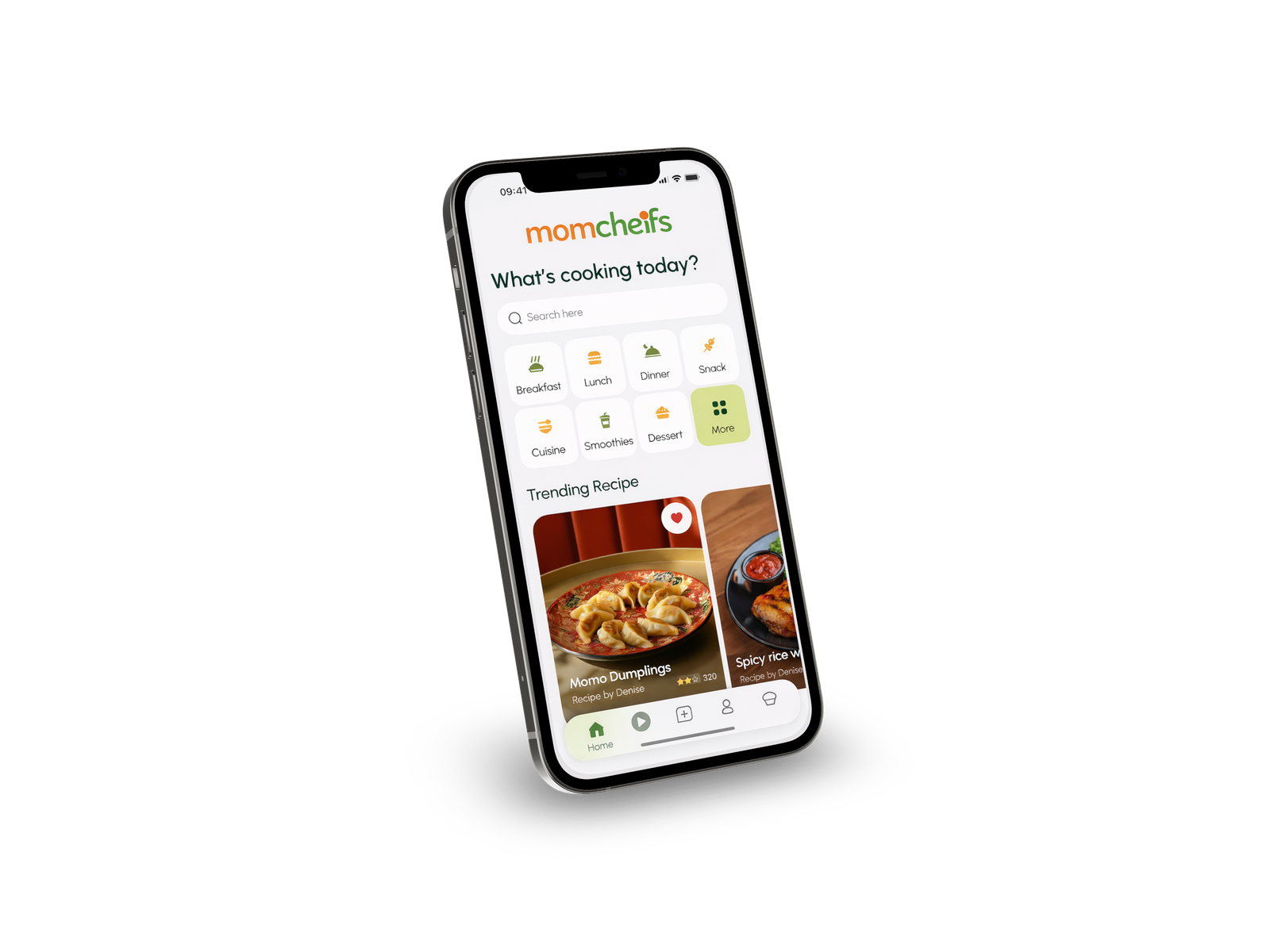 MomChefs App Interface